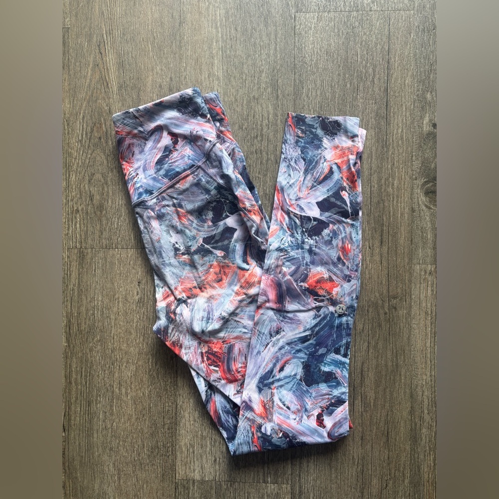 lululemon athletica Multicolor Abstract Leggings